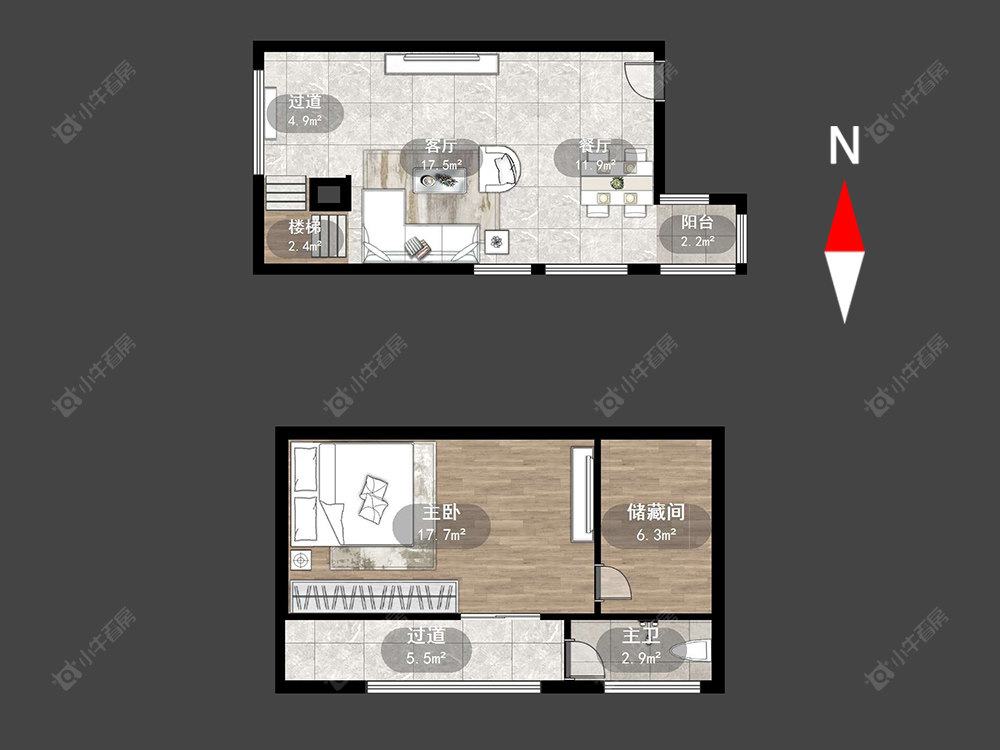 常州宏图大厦在售二手房源户型图_小牛看房