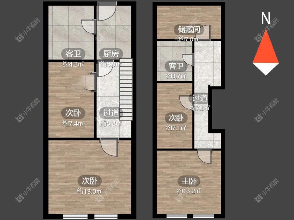 亚泰财富中心房源户型图 常州亚泰财富中心在租房源户型图_小牛看房