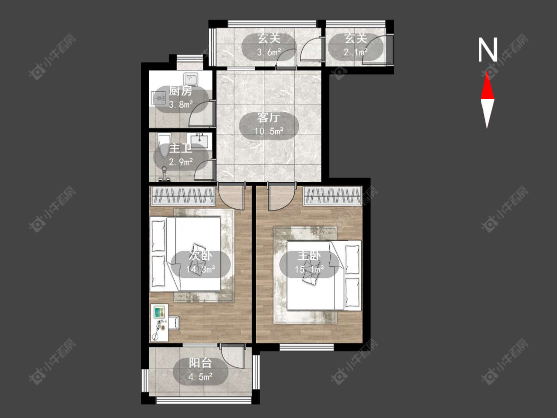 清凉新村房源户型图 常州清凉新村在售二手房源户型图_小牛看房