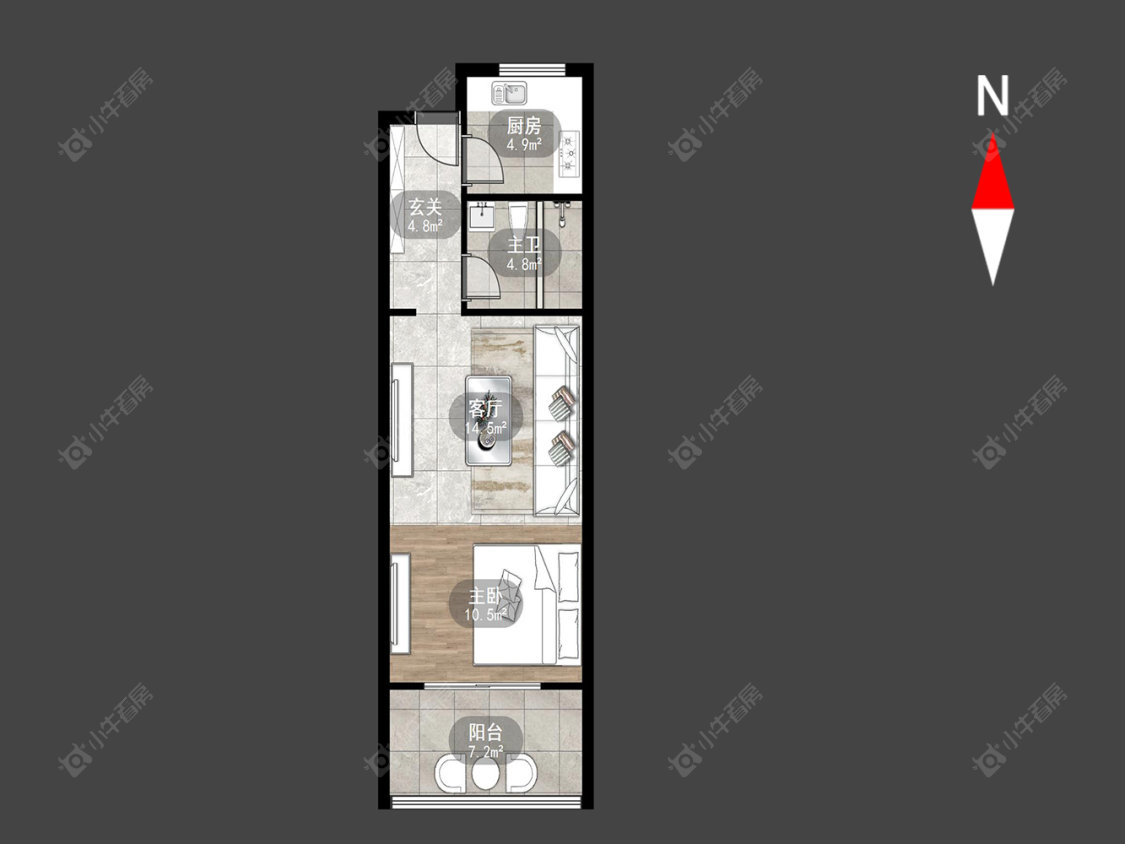 常州新城蓝钻苑东区在售二手房房源户型图_小牛看房