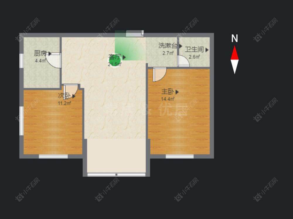 常州花园南村在售二手房源户型图_小牛看房