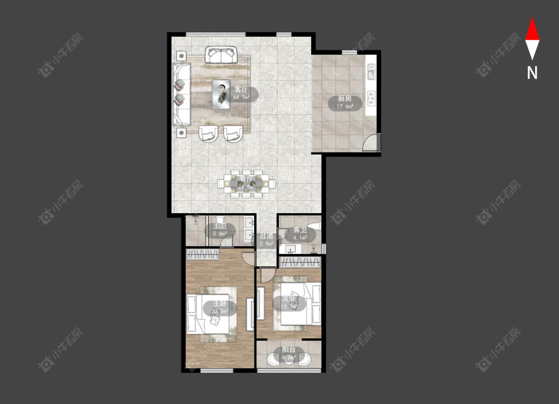 九洲新世界广场房源户型图 常州九洲新世界广场在售二手房源户型图_小牛看房