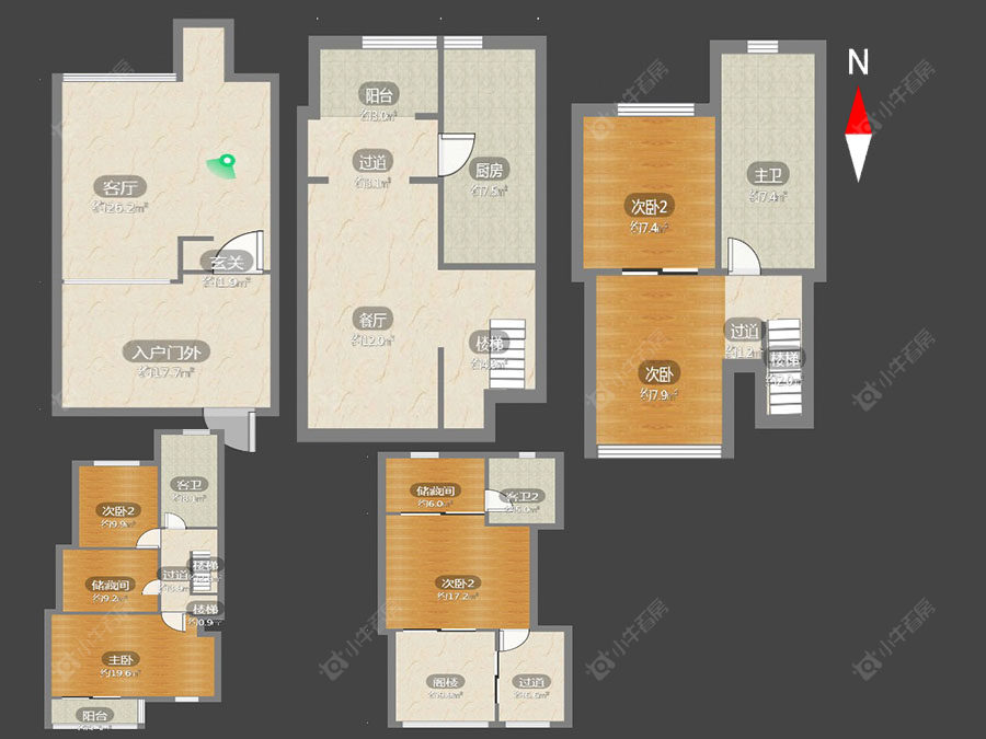 常州高成莱茵别墅区在售二手房源_小牛看房