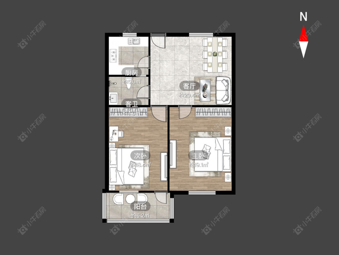 常州建行宿舍（红梅）在售二手房房源户型图_小牛看房