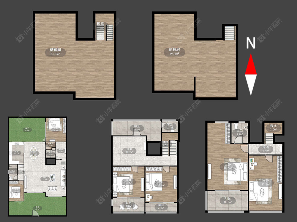 常州新城锦域在售二手房源户型图_小牛看房