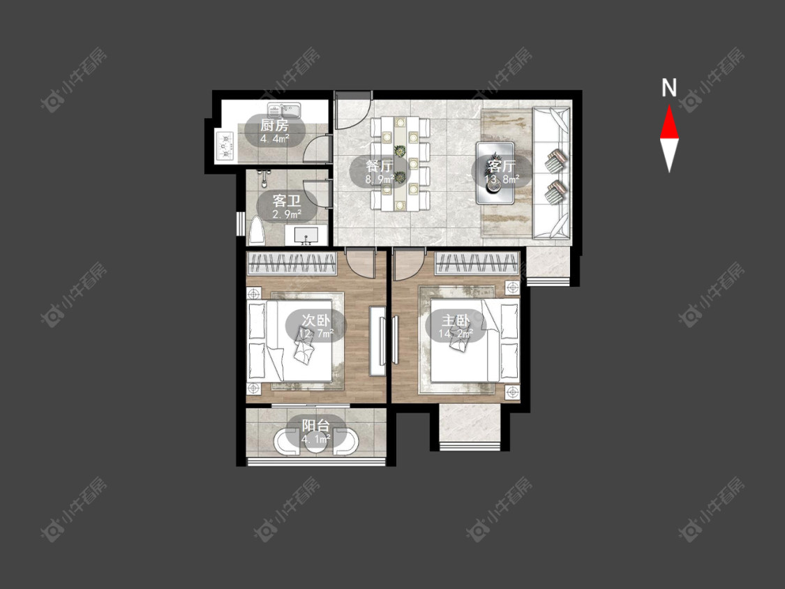 凯旋城东区房源户型图 常州凯旋城东区在售二手房源户型图_小牛看房