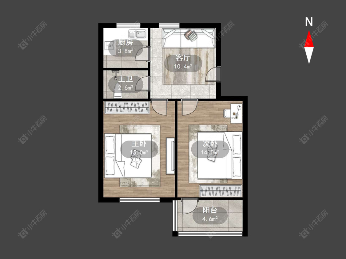 常州电子新村在售二手房源户型图_小牛看房