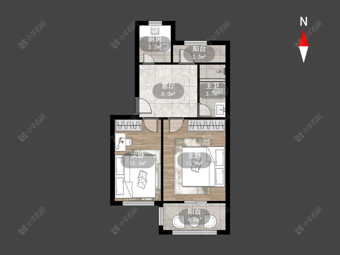 清潭清园房源户型图 常州清潭清园在售二手房源户型图_小牛看房