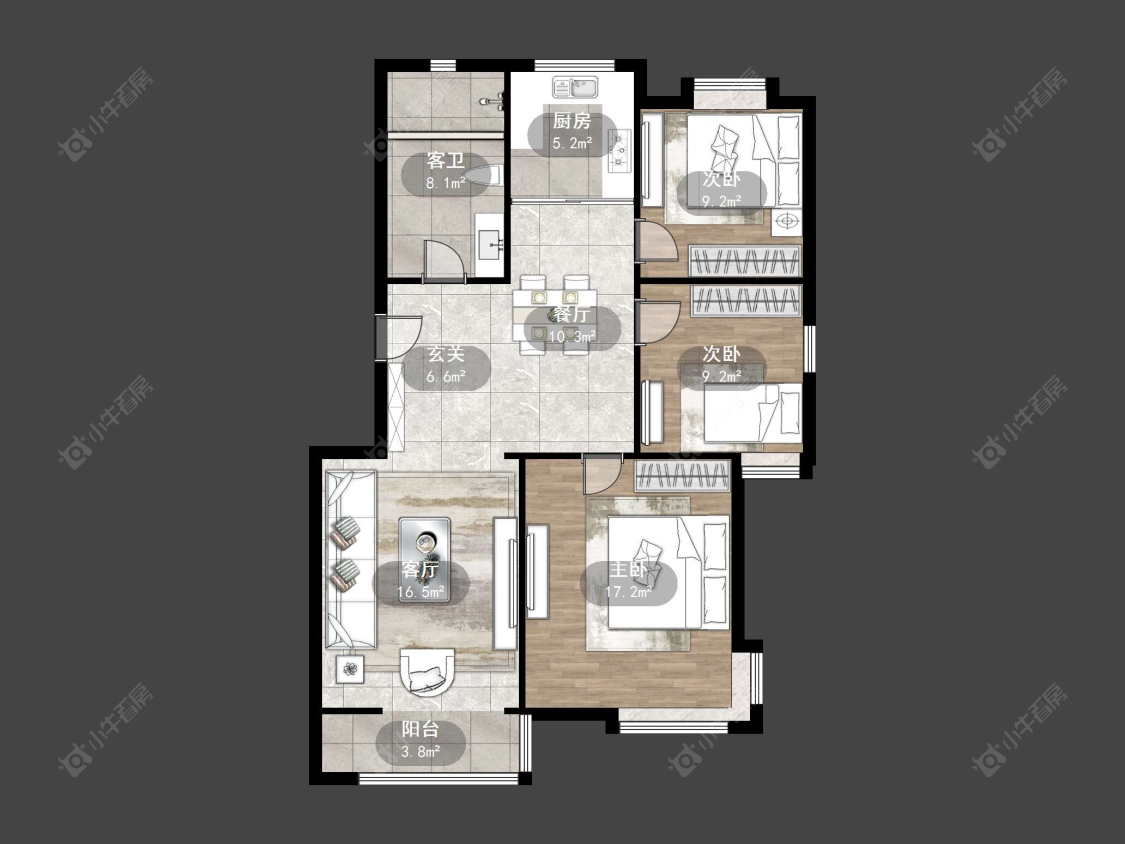 锦尚名都房源户型图 丹阳锦尚名都在售二手房源户型图_小牛看房