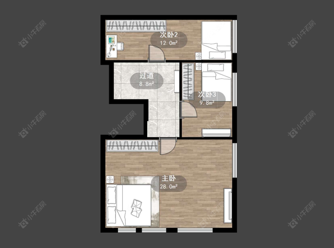 常州天宇购物广场在售二手房源户型图_小牛看房