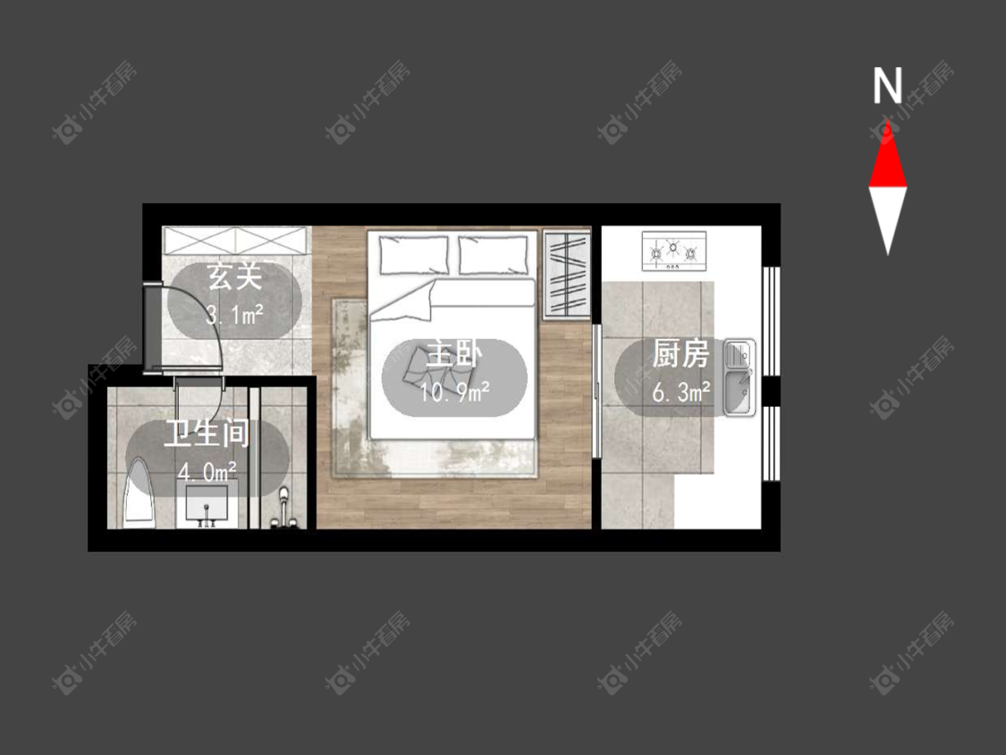 常州朗诗邻里中心在售二手房源户型图_小牛看房