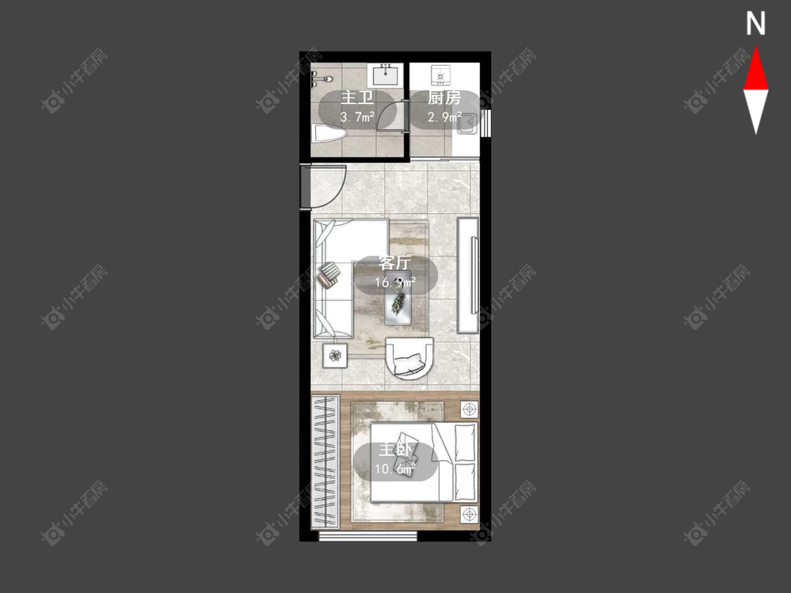常州公园路在售二手房源户型图_小牛看房