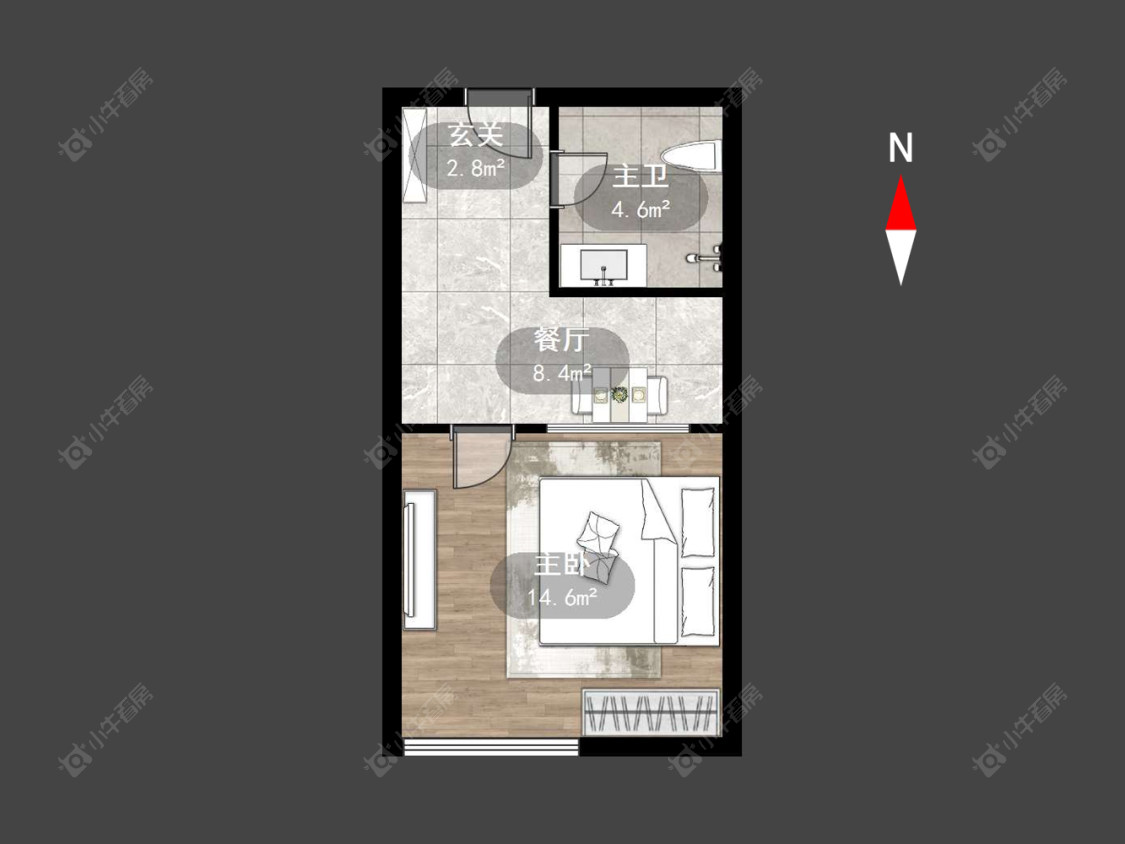 新龙江城市广场房源户型图 常州新龙江城市广场在售二手房源户型图_小牛看房