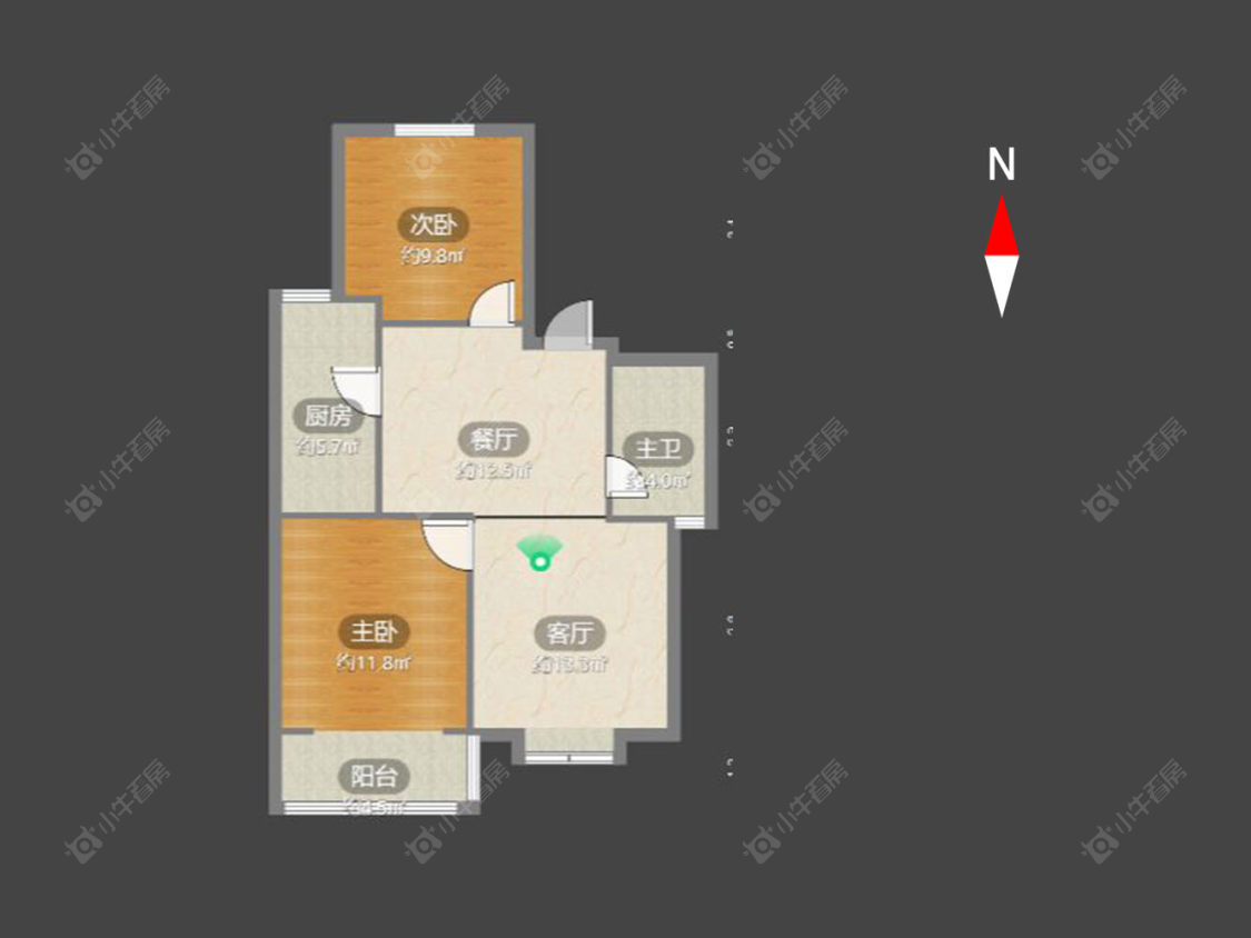 滨江明珠城东区房源户型图 常州滨江明珠城东区在售二手房源户型图_小牛看房