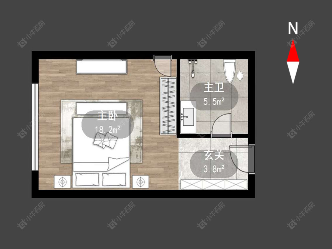 常州荣盛曼哈顿广场在售二手房源户型图_小牛看房