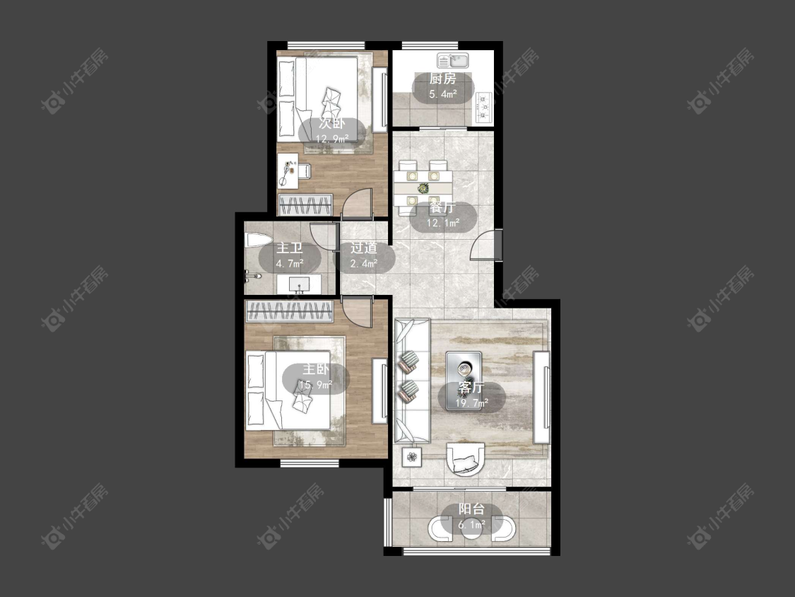 丹阳碧水兰庭在售二手房源户型图_小牛看房