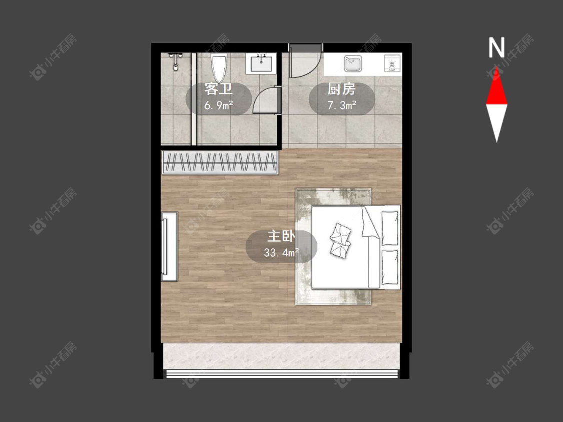 富都公馆房源户型图 常州富都公馆在售二手房源户型图_小牛看房