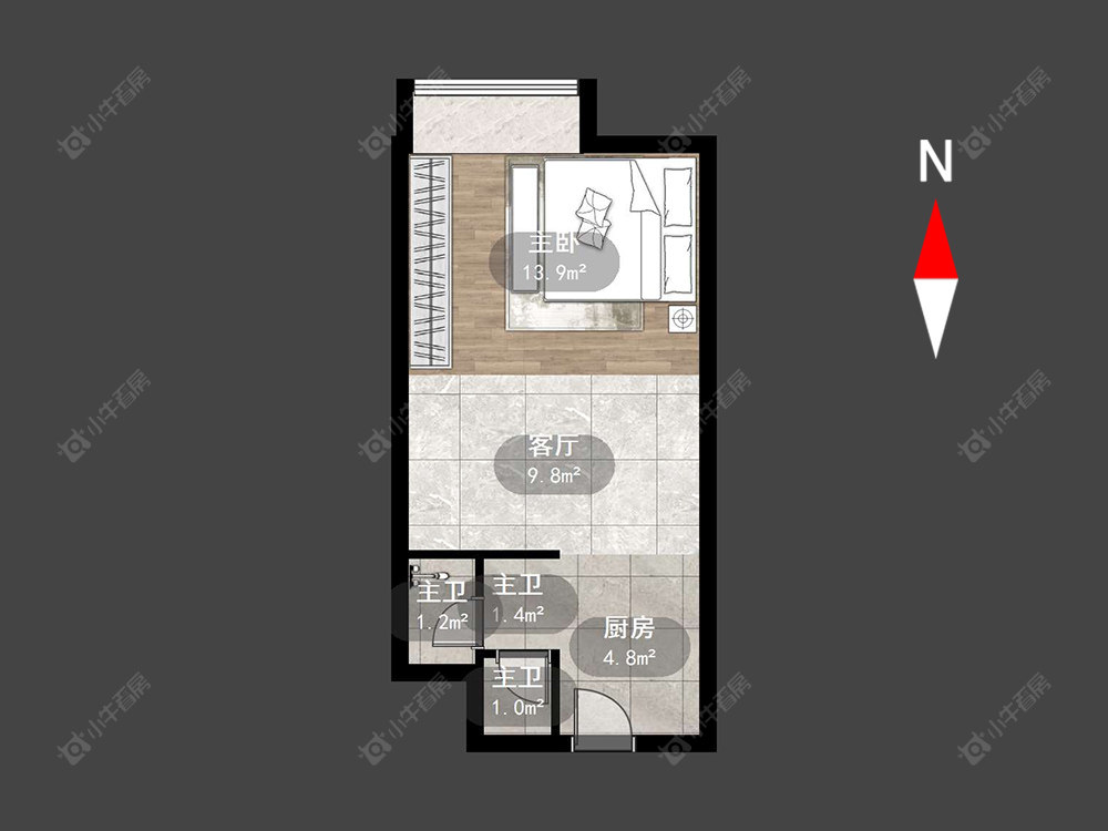 星河澜月湾房源户型图 常州星河澜月湾在售二手房源户型图_小牛看房