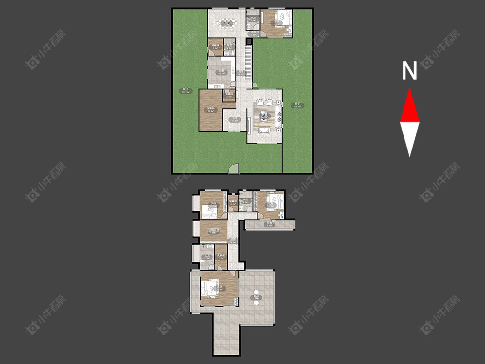 常州天安别墅在售二手房源户型图_小牛看房