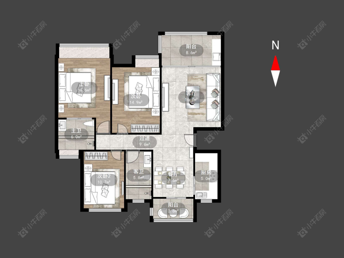 常州世茂香槟湖一期在售二手房_小牛看房