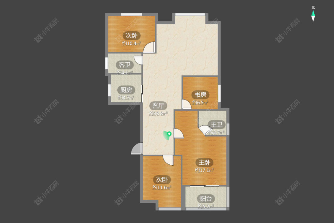 江南经典花园房源户型图 常州江南经典花园在售二手房源户型图_小牛看房