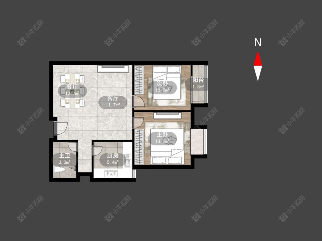 常州怀德名园在售二手房源户型图_小牛看房