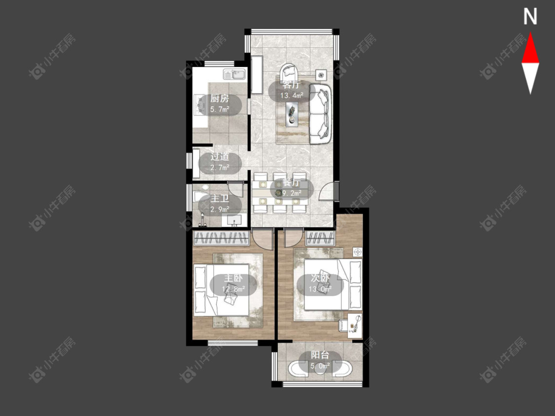 常州红星新村在售二手房源户型图_小牛看房