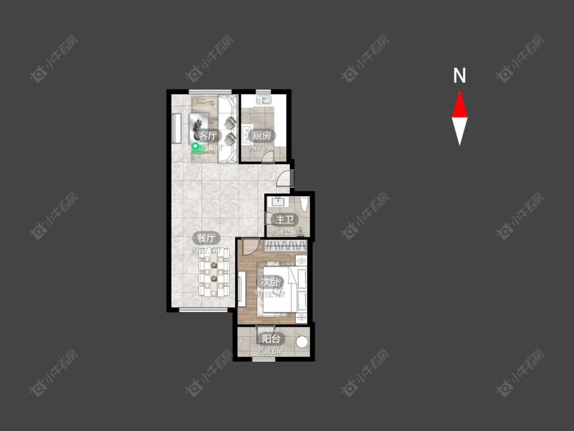 兰翔二村房源户型图 常州兰翔二村在售二手房源户型图_小牛看房