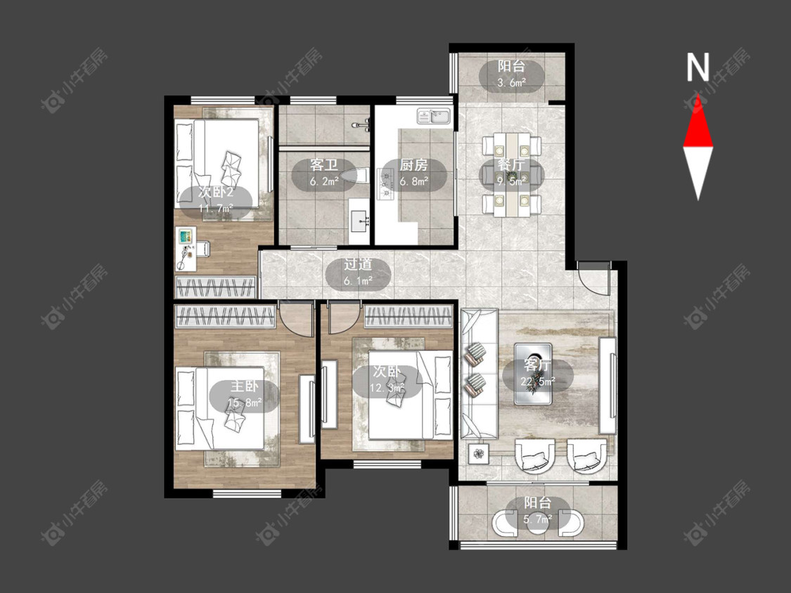 常州新民家园在售二手房源户型图_小牛看房