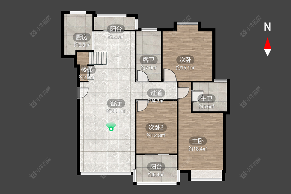 常州四季新城南苑在售二手房源户型图_小牛看房