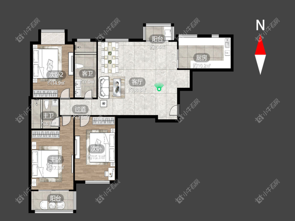 常州嘉顺花园在租房源_小牛看房