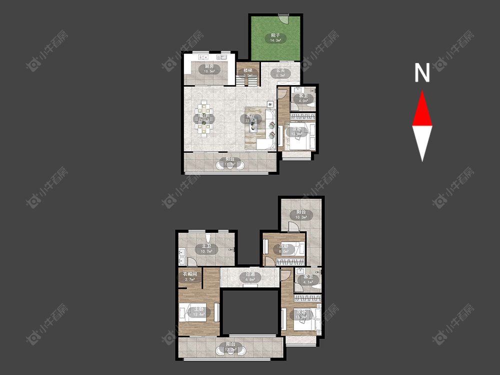 常州璞樾春秋在售二手房源户型图_小牛看房