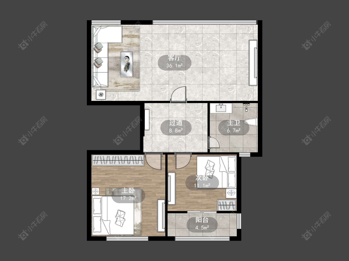 普善人家房源户型图 丹阳普善人家在售二手房源户型图_小牛看房