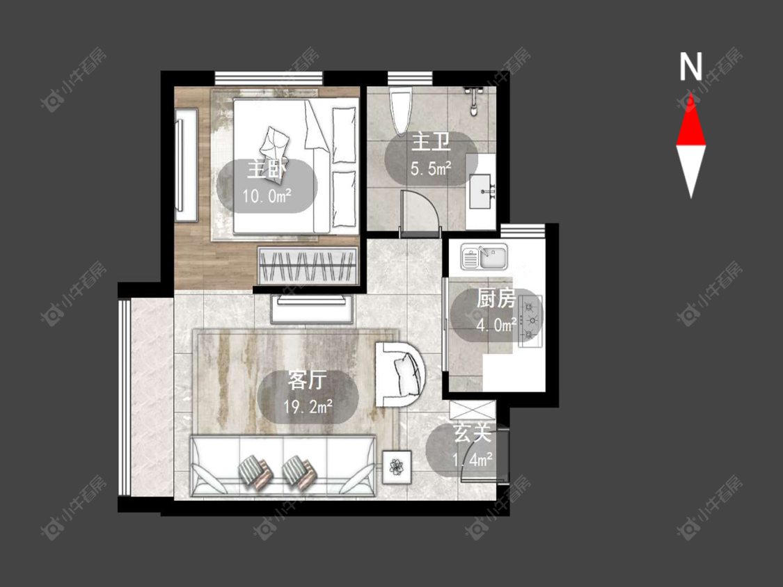 金百国际房源户型图 常州金百国际在售二手房源户型图_小牛看房