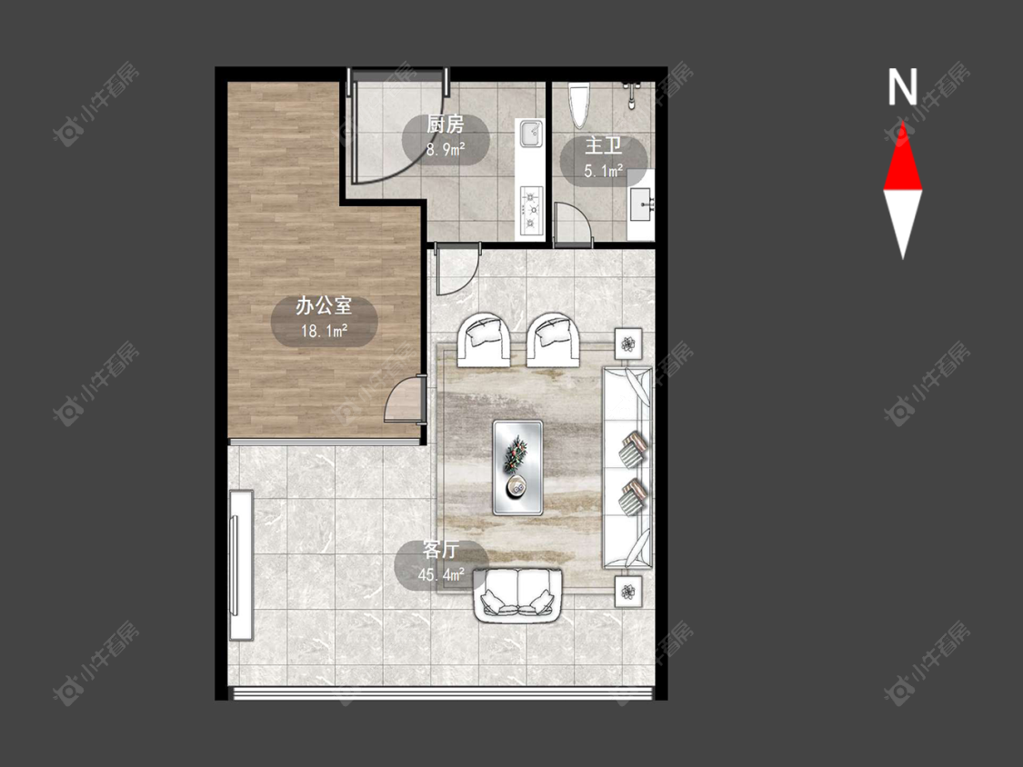 常州府琛大厦在售二手房源户型图_小牛看房