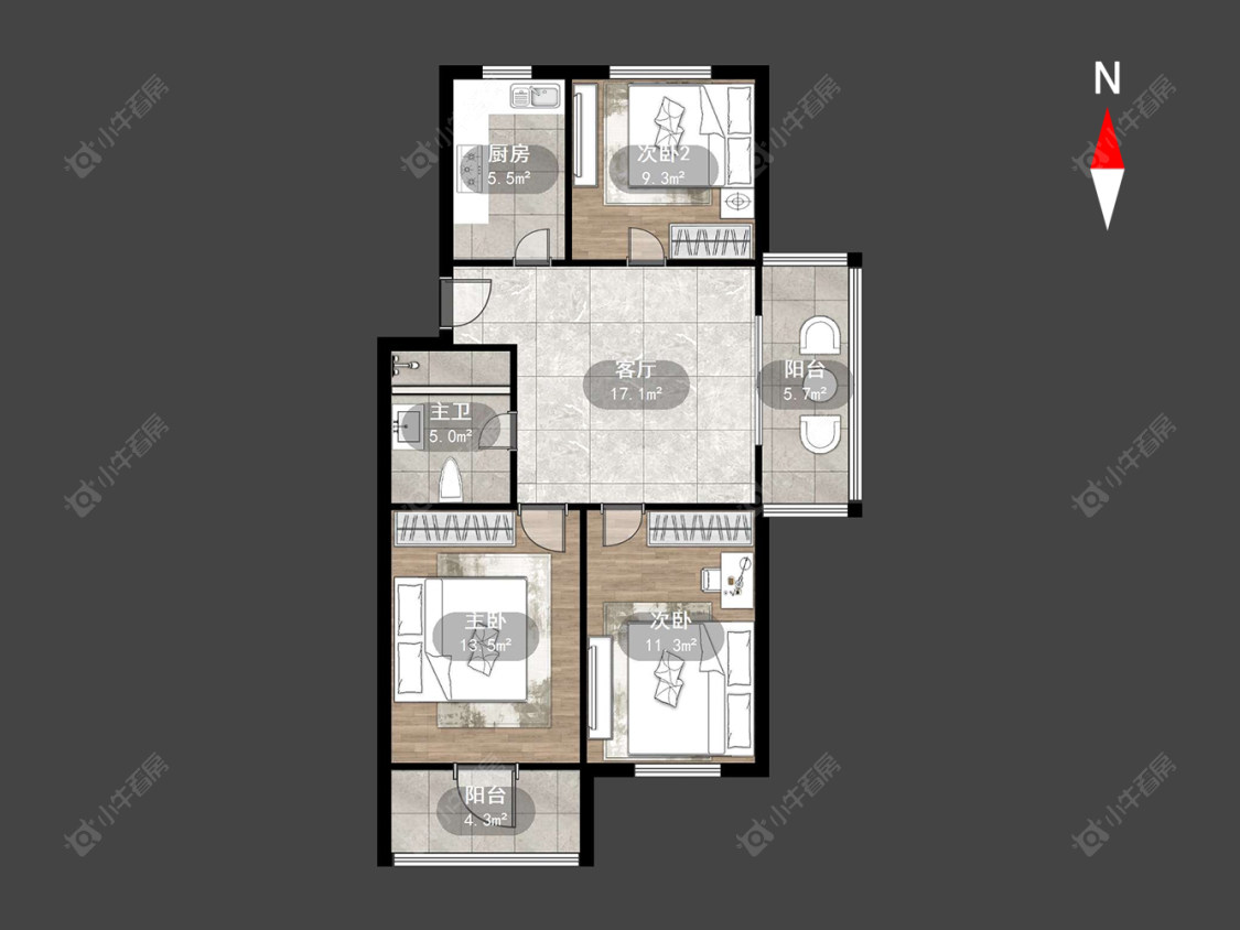 颐和家园房源户型图 常州颐和家园在售二手房源户型图_小牛看房