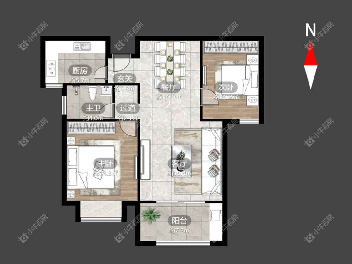 常州大名城西区在租房源_小牛看房