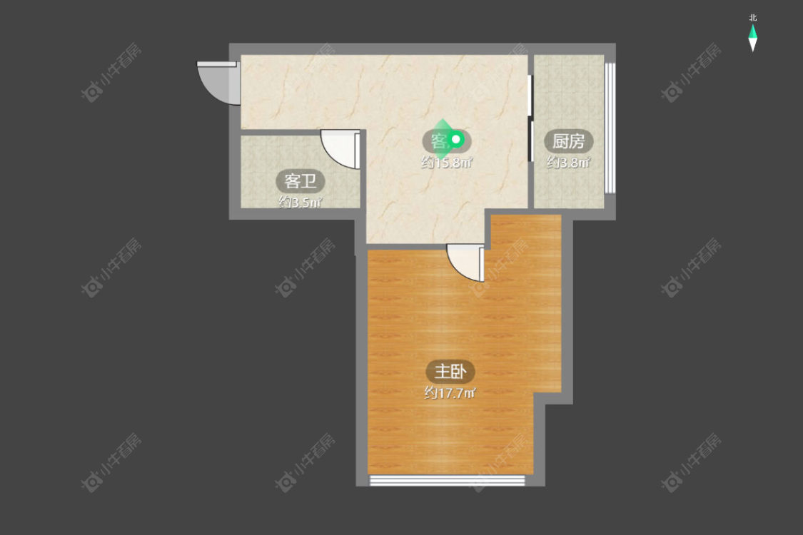 常州和平国际商业街在售二手房源户型图_小牛看房