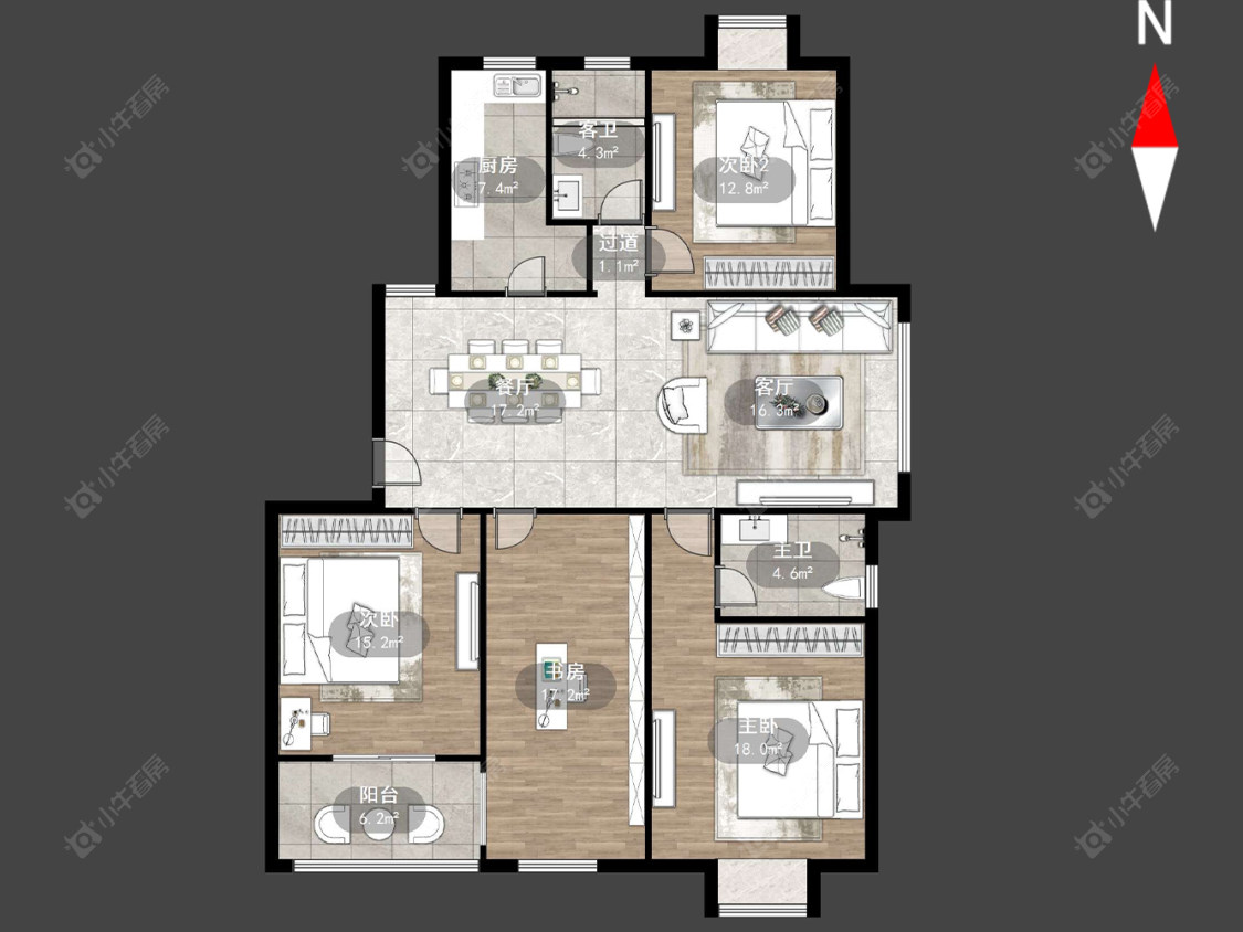 长青名苑房源户型图 常州长青名苑在售二手房源户型图_小牛看房