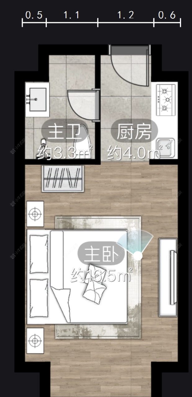 常州高力国际SOHO在租房源户型图_小牛看房