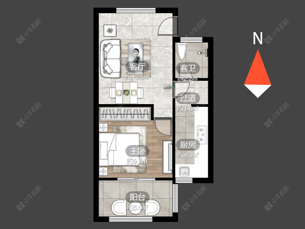 绿地香颂花园房源户型图 常州绿地香颂花园在售二手房源户型图_小牛看房