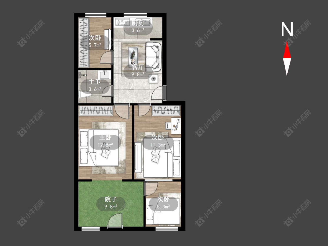 常州丽华三村南开小区在售二手房源户型图_小牛看房