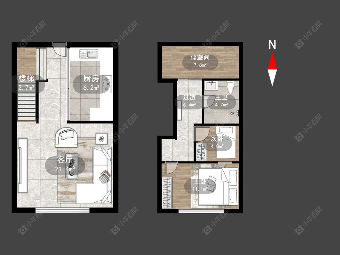 银河湾第一城一期房源户型图 常州银河湾第一城一期在售二手房源户型图_小牛看房