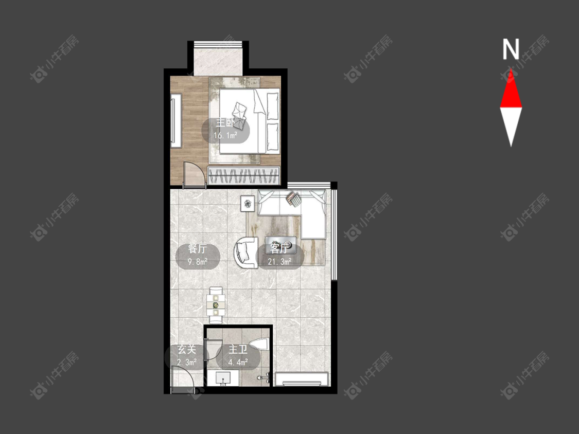中创时代广场房源户型图 常州中创时代广场在售二手房源户型图_小牛看房