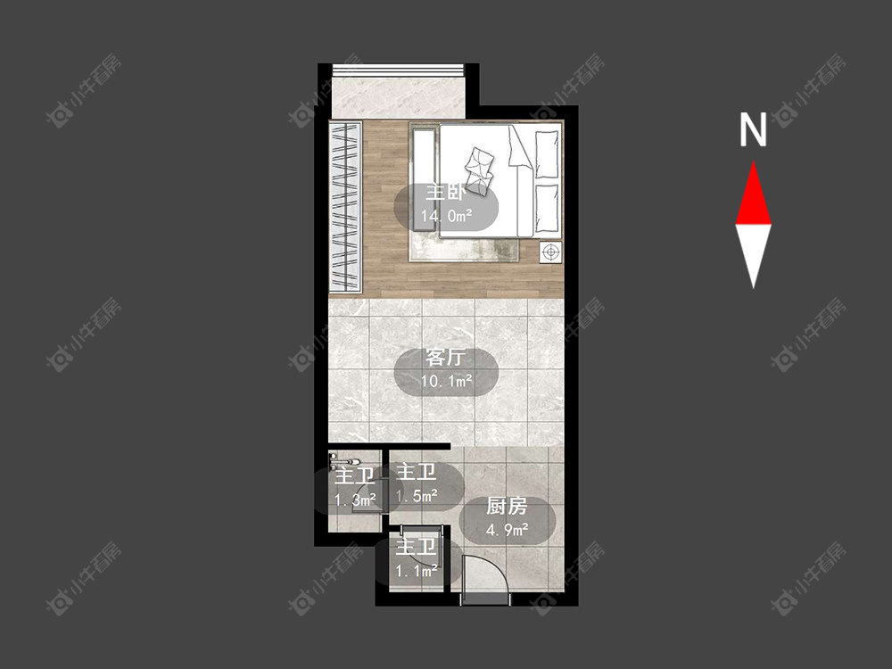 星河澜月湾房源户型图 常州星河澜月湾在售二手房源户型图_小牛看房