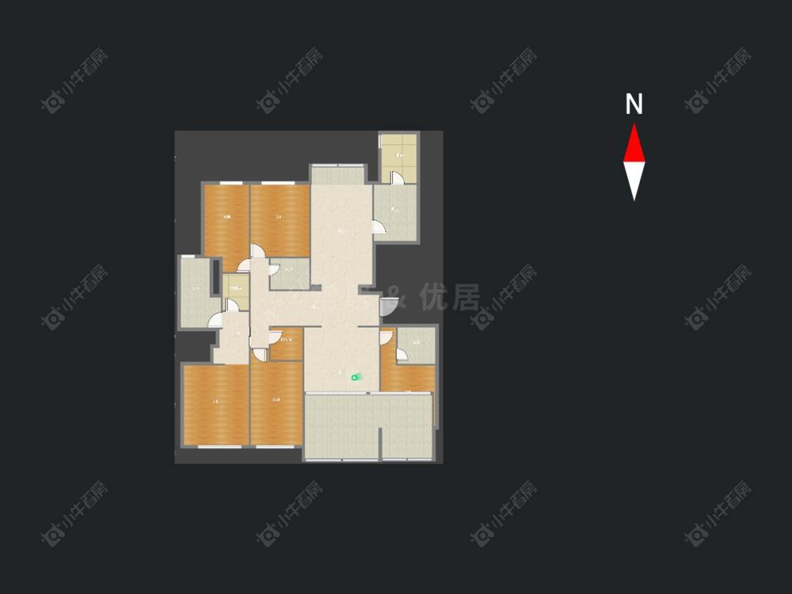 新城帝景北区房源户型图 常州新城帝景北区在售二手房源户型图_小牛看房