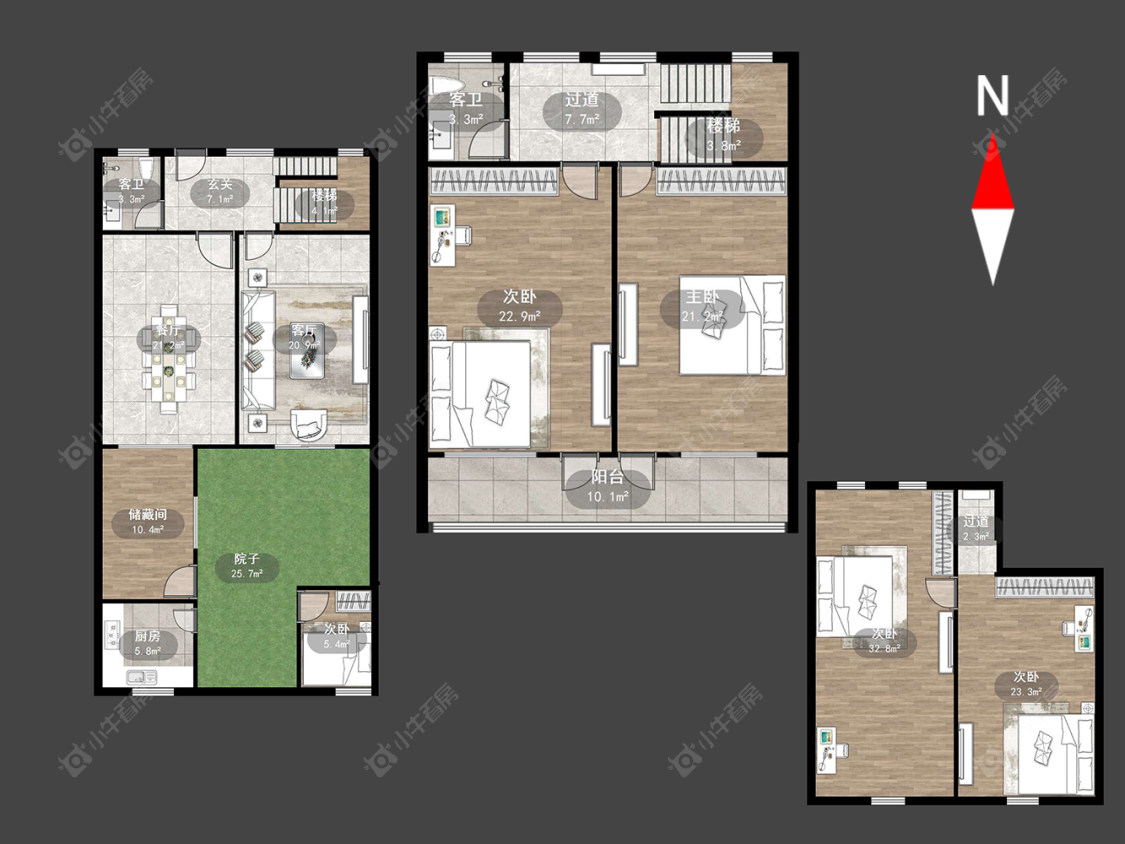 常州朱家村(钟楼五星)在售二手房源户型图_小牛看房