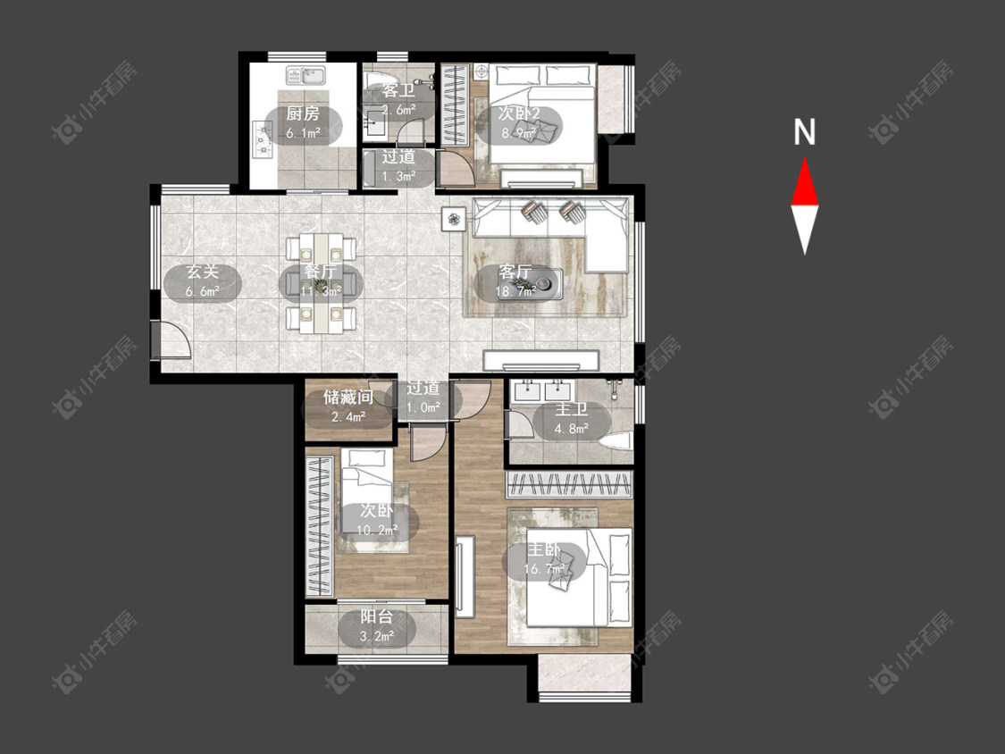 绿都万和城二区房源户型图 常州绿都万和城二区在售二手房源户型图_小牛看房