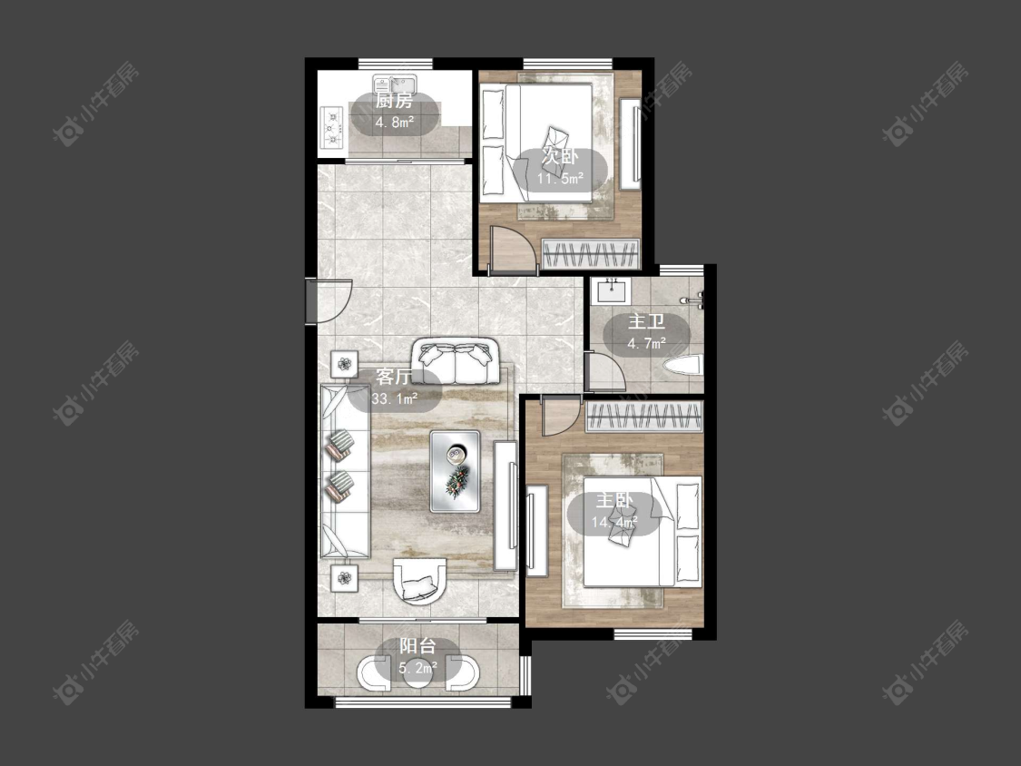 丹阳江南人家在售二手房源户型图_小牛看房