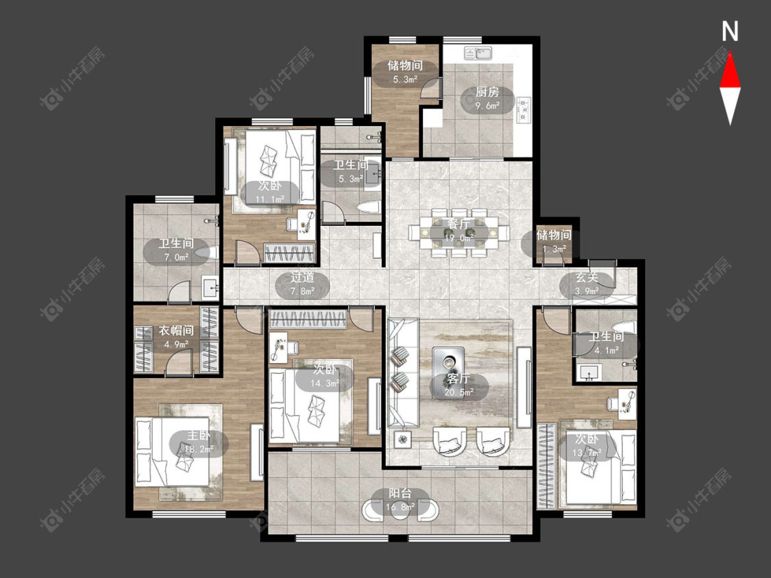新城香悦半岛南区房源户型图 常州新城香悦半岛南区在售二手房源户型图_小牛看房